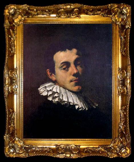 framed  Hans von Aachen Portrait of Joseph Heintz, ta009-2
